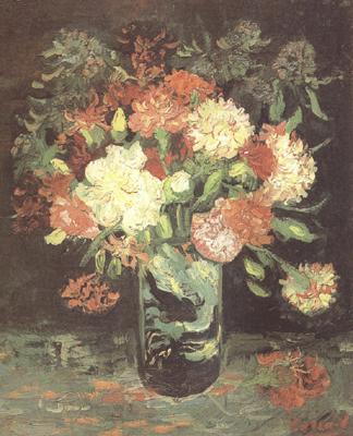 Vincent Van Gogh Vase wtih Carnations (nn04) France oil painting art